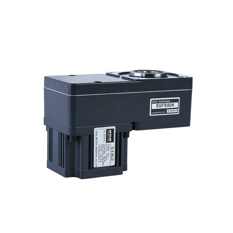 20W BLDC 기어 들 모우터 12V 24V 1800RPM 3000RPM DC 붓을 쓸 필요가 없는 2GN 3GN 4GN 5GU 6GU 평행한 직각 웜 GPG 기어드 모터