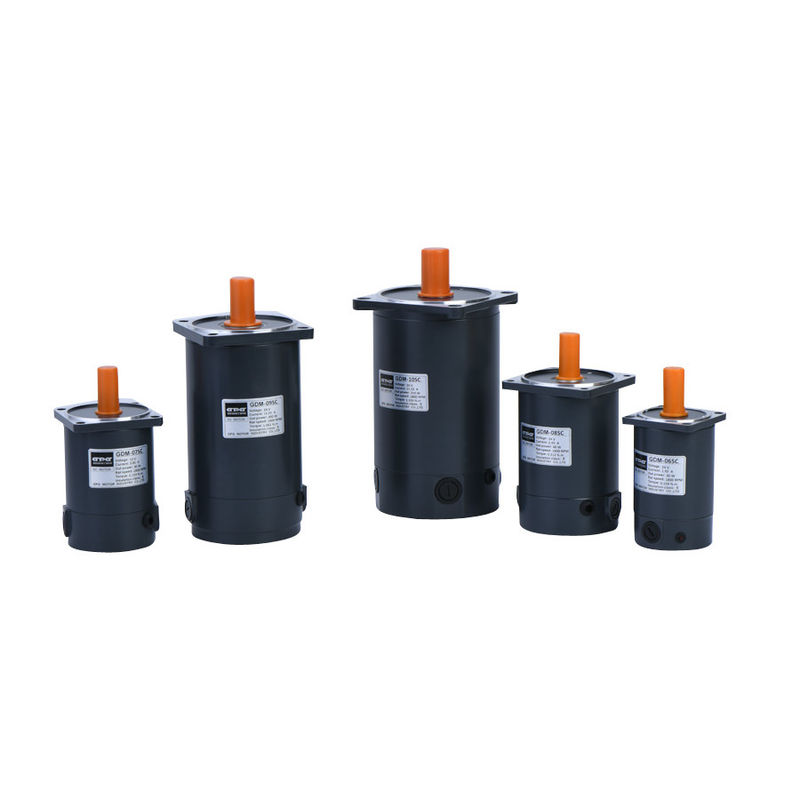 20W 직류 전동기 60MM 12V 24V 사각 플랜지 전기 직류 전동기 1800년 3200RPM 원형수갱 키 샤프트 솔 직류 전동기